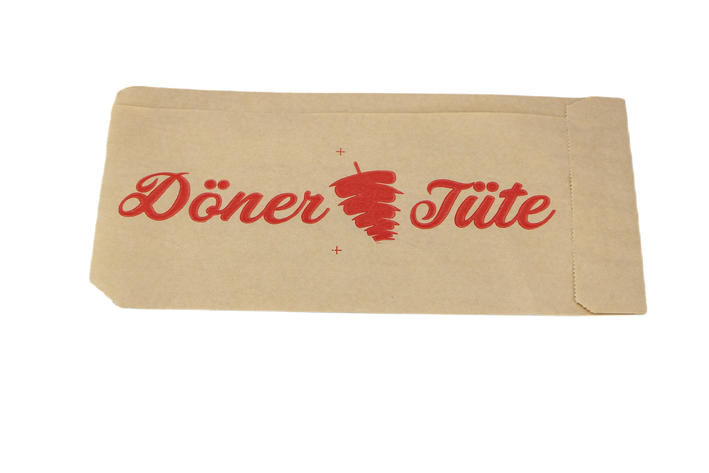 Dönertüte länglich 11×24 cm 2 seitig offen Beutel / 10 kg